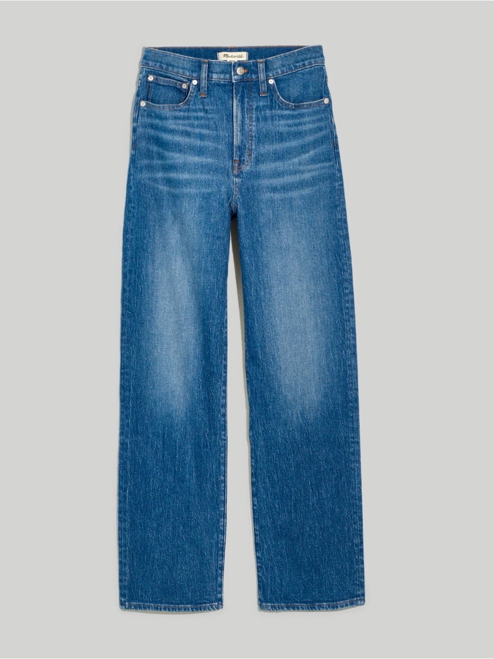 MADEWELL THE PERFECT WIDE LEG JEAN IN LEFLAND WASH NH653 SIZE 25
